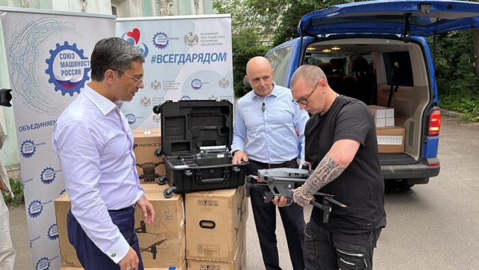 Бригада 1-го Донецкого армейского корпуса получила коптеры с тепловизорами